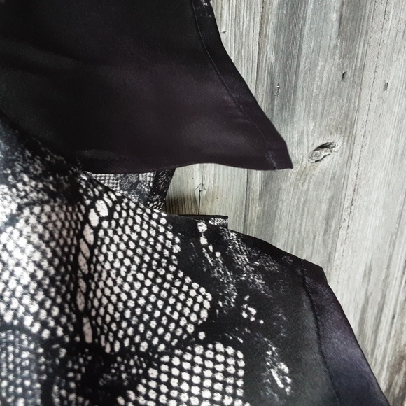 Oscar de la Renta pink label ladies purple & black pajama top size Med - Picture 9 of 9